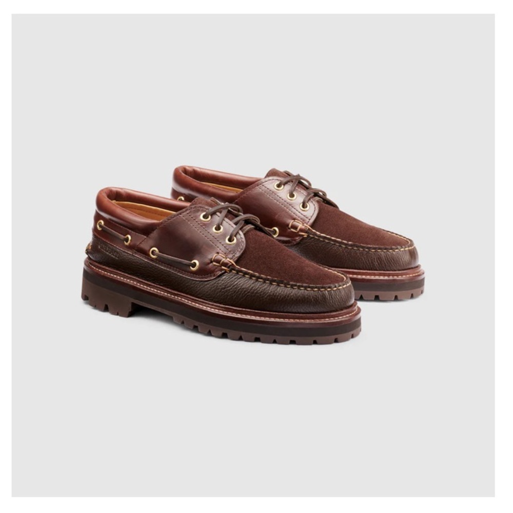 GH Bass Mens 1876 Ranger Camp Mocs Classic Brown Leather